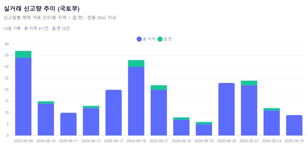일간 거래량
