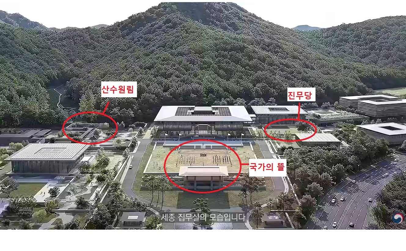 구체적 배치, 출처 : 행복청(이하 동일)